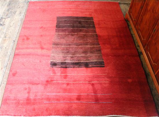 Red Persian rug